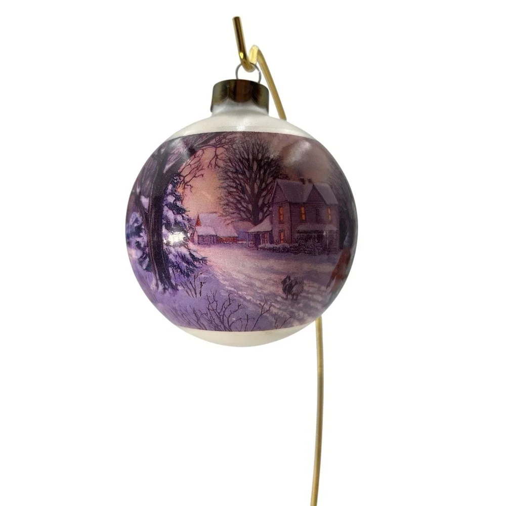Vintage 1998 Hallmark‎ Keepsake Ball Ornament Memories Of Christmas NIB